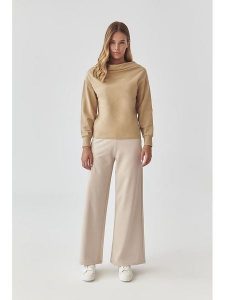 TATUUM Bluza w kolorze beżowym rozmiar: S. Brązowe bluzy Tatuum, s, bez wzorów, z bawełny, bez kaptura. Za 83,42 zł.