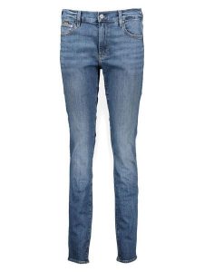 G-Star Dżinsy "3301" - Skinny fit - w kolorze niebieskim rozmiar: W26/L30. Niebieskie jeansy G-Star, z aplikacjami. Za 279,78 zł.