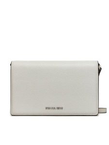 MICHAEL Michael Kors Torebka Jet Set 32S4SJ6C6L Biały. Białe listonoszki MICHAEL Michael Kors, bez wzorów, ze skóry, bez dodatków. Za 479,99 zł.