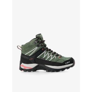Buty turystyczne damskie wysokie CMP Rigel Mid WP. Zielone buty trekkingowe CMP, bez zapięcia. Za 339,99 zł.