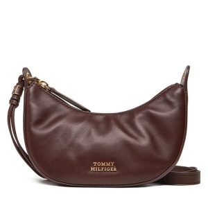 Torebka Tommy Hilfiger. Brązowe torebki klasyczne TOMMY HILFIGER, bez wzorów, bez dodatków. Za 659,99 zł.