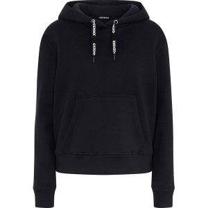 Chiemsee Bluza "Vanula" w kolorze czarnym rozmiar: XL. Czarne bluzy Chiemsee, xl, bez wzorów, z bawełny, z kapturem. Za 123,45 zł.