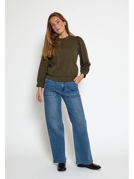 Peppercorn Bluza "Fiola" w kolorze khaki rozmiar: S. Brązowe bluzy Peppercorn, s, bez wzorów, z bawełny, bez kaptura. Za 119,95 zł.