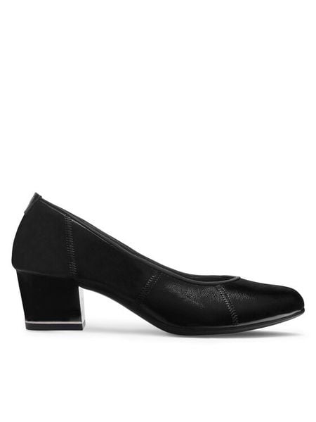 Lasocki Czółenka WYL3606-2Z Czarny. Czarne czółenka Lasocki, bez wzorów, z syntetyku, bez obcasa, bez zapięcia. Za 159,99 zł.