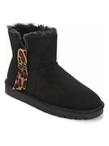 ISLAND BOOT Botki zimowe "Koria" w kolorze czarnym rozmiar: 40. Czarne botki Island Boot, na zimę, bez wzorów, bez obcasa, bez zapięcia. Za 154,43 zł.