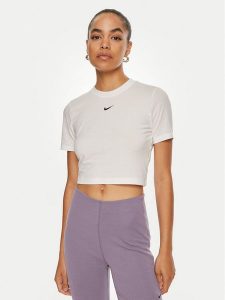 Nike T-Shirt FB2873 Biały Regular Fit. Białe t-shirty Nike, l, bez wzorów, z syntetyku, bez kołnierzyka, bez ramiączek. Za 109,99 zł.