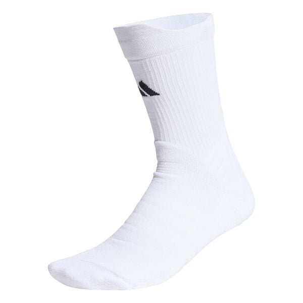 Skarpety Tennis Crew Socks Cushioned, 1 Para W Opakowaniu. Białe skarpetki ADIDAS, bez wzorów. Za 79,95 zł.