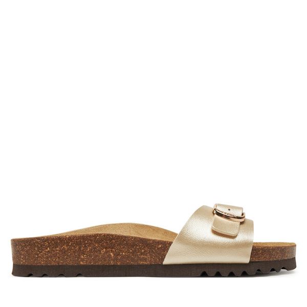 Klapki Scholl. Żółte klapki Scholl, bez wzorów, bez obcasa. Za 169,99 zł.