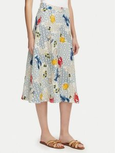 Vero Moda Spódnica Valentina 10351012 Beżowy jasny A-Line Fit. Brązowe spódnice Vero Moda, l, bez wzorów, z wiskozy, midi. Za 229,99 zł.