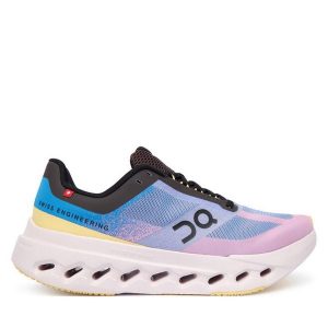 Buty do biegania On. Niebieskie buty sportowe On, bez wzorów, bez zapięcia, do biegania. Za 418,99 zł.