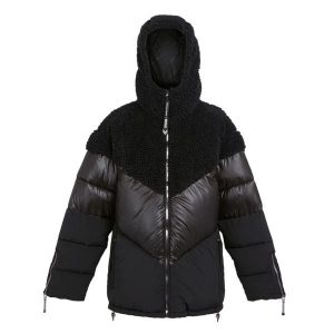 Kurtka Ocieplana Damska Pikowany Christian Lacroix Sete. Czarne kurtki Regatta, s, bez wzorów, z puchu, bez kaptura. Za 279,99 zł.