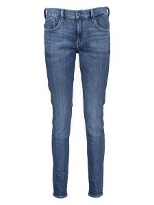 G-Star Dżinsy "Lhana" - Skinny fit - w kolorze niebieskim rozmiar: W33/L30. Niebieskie jeansy G-Star, z aplikacjami. Za 325,45 zł.