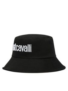 Just Cavalli Kapelusz 80RAZK3A ZG192 Czarny. Czarne kapelusze Just Cavalli, bez wzorów, z bawełny. Za 294,99 zł.