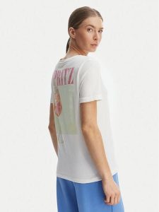 ONLY T-Shirt Kita 15291465 Biały Regular Fit. Białe t-shirty ONLY, s, bez wzorów, z bawełny, bez kołnierzyka, bez ramiączek. Za 89,99 zł.