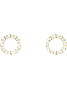 OR ÉCLAT Złote kolczyki-wkrętki "Moon" z cyrkoniami rozmiar: onesize. Białe kolczyki OR ÉCLAT, z cyrkonią, złote. Za 396,88 zł.