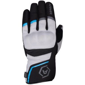 Rękawice rowerowe Armr Glove Eyoshi 3.0 w kolorze niebiesko-szarym. Czarne rękawiczki ARMA, bez wzorów. Za 373,80 zł.