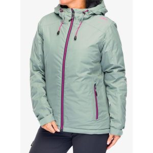 Kurtka ocieplana damska CMP Jacket Fix Hood Teemo. Zielone kurtki CMP, bez wzorów, bez kaptura. Za 328,99 zł.