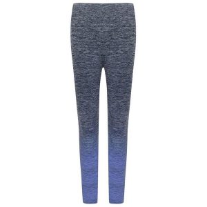 Legginsy Bezszwowe Damskie Fade. Niebieskie legginsy TOMBO, bez wzorów. Za 113,99 zł.