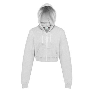 Bluza Z Kapturem Damska Wrzosowa. Szare bluzy AWDIS, xs, bez wzorów, z kapturem. Za 115,99 zł.