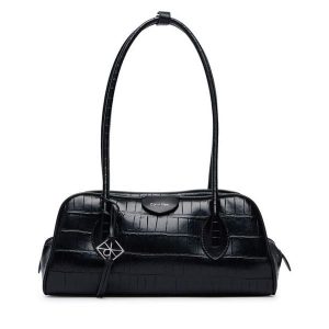 Torebka Calvin Klein. Czarne torebki klasyczne Calvin Klein, bez wzorów, bez dodatków. Za 649,99 zł.