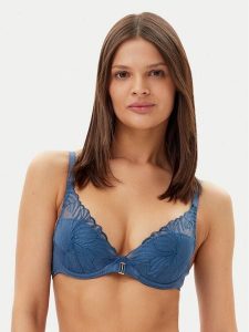 Chantelle Biustonosz z fiszbiną Legend C15YNA Niebieski. Niebieskie biustonosze Chantelle, bez wzorów, z syntetyku. Za 279,99 zł.