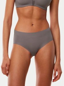 Triumph Figi klasyczne z wysokim stanem Flex Smart 10213145 Szary. Szare figi Triumph, bez wzorów, z syntetyku. Za 79,99 zł.