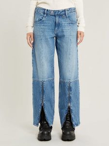 G-Star Dżinsy - Loose fit - w kolorze błękitnym rozmiar: W29/L34. Niebieskie jeansy G-Star, z aplikacjami, z bawełny, z podwyższonym stanem. Za 223,99 zł.