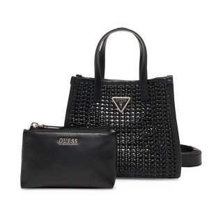 Torebka Guess. Czarne torebki klasyczne Guess, z aplikacjami, bez dodatków. Za 449,99 zł.