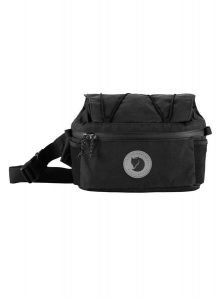 Nerka rowerowa Fjallraven Hoja Expandable Hip Pack - black. Czarne nerki i saszetki Fjällräven, bez wzorów. Za 482,89 zł.