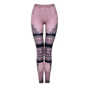 Legginsy sportowe damskie DEEP TRIP Mdina. Brązowe legginsy DEEP TRIP, bez wzorów. Za 179,00 zł.