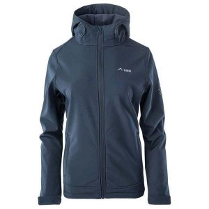Kurtka Softshellowa Damska Melba II. Niebieskie kurtki Elbrus, l, bez wzorów, z softshellu, bez kaptura. Za 311,99 zł.