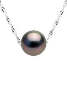 Pearl Addict Srebrny naszyjnik z perłą - dł. 42 cm rozmiar: onesize. Szare naszyjniki Pearl Addict, z perłą, srebrne. Za 260,99 zł.