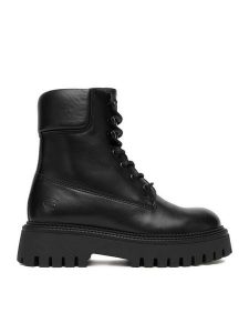 G-Star Raw Trapery EO-AYSE-8093-25 Czarny. Czarne buty zimowe G-Star, ze skóry, bez obcasa, bez zapięcia. Za 383,99 zł.