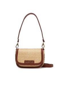 Valentino Torebka Demetra VBS9R909 Beżowy. Brązowe torebki klasyczne Valentino, bez wzorów, z syntetyku, bez dodatków. Za 609,99 zł.