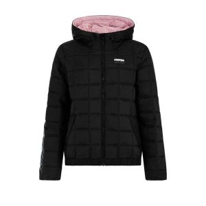 Damska kurtka puchowa Protest Leya. Czarne kurtki Protest, bez wzorów, z puchu, bez kaptura. Za 548,50 zł.