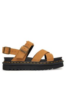 Dr. Martens Sandały Voss II DM40930200 Pomarańczowy. Brązowe sandały Dr. Martens, bez wzorów, ze skóry, bez obcasa, na płaskiej podeszwie, bez zapięcia. Za 458,99 zł.