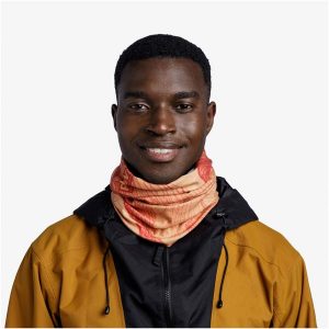 Komin na szyję - Bandana BUFF Thermonet® Evaporate Tangerine. Brązowe szaliki Buff, bez wzorów. Za 119,99 zł.