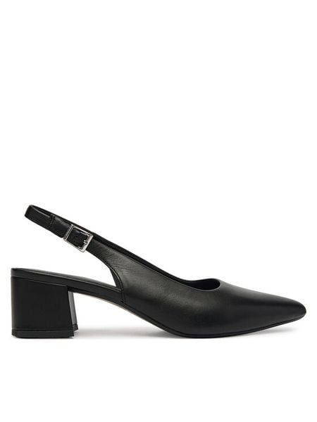 Vagabond Shoemakers Czółenka Marta 5928-101-20 Czarny. Czarne czółenka Vagabond Shoemakers, bez wzorów, ze skóry, bez obcasa, bez zapięcia. Za 539,99 zł.