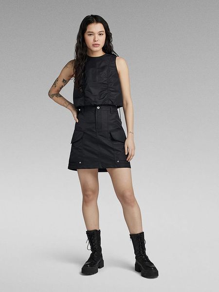 G-Star Spódnica w kolorze czarnym rozmiar: W28. Czarne spódnice G-Star, na co dzień, bez wzorów, z poliamidu, retro, mini. Za 139,87 zł.