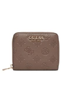 Guess Portfel Carmella Slg SWPD22 25137 Brązowy jasny. Brązowe portfele Guess, z aplikacjami, ze skóry. Za 214,99 zł.