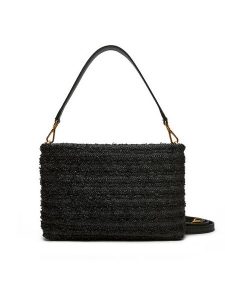 Gianni Chiarini Torebka Brenda BS 10915 FROU Czarny. Czarne torebki klasyczne Gianni Chiarini, bez wzorów, z materiału, bez dodatków. Za 569,99 zł.