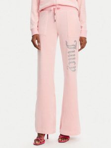 Juicy Couture Spodnie dresowe Layla JCBBJ125806 Różowy Regular Fit. Czerwone spodnie dresowe Juicy Couture, xxs, bez wzorów, z dresówki. Za 309,99 zł.