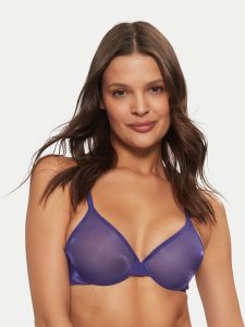 Gossard Biustonosz z fiszbiną 6271 Fioletowy. Fioletowe biustonosze Gossard, bez wzorów, z syntetyku. Za 149,99 zł.