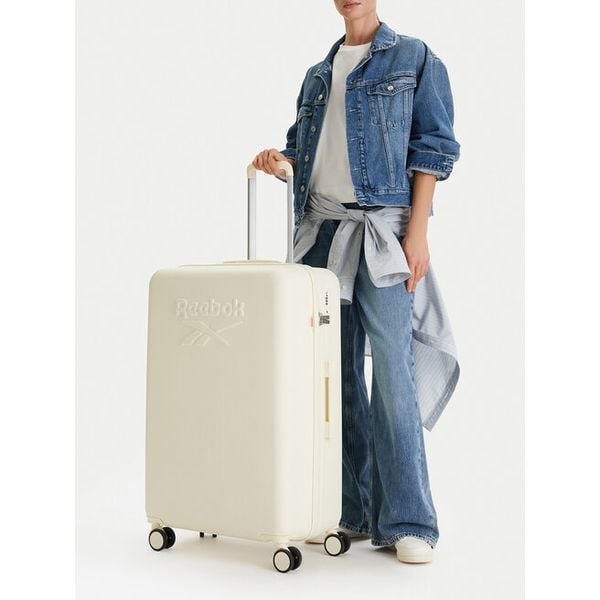 Walizka duża Reebok. Żółte walizki Reebok, bez wzorów, duże. Za 349,99 zł.