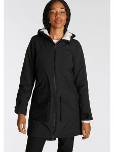 Jack Wolfskin Parka funkcyjna "Winter Village" w kolorze czarnym rozmiar: M. Czarne płaszcze Jack Wolfskin, m, bez wzorów, z materiału, bez kaptura. Za 386,53 zł.
