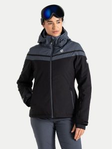 Dare2B Kurtka narciarska Flurry DWP594 Czarny Regular Fit. Czarne kurtki sportowe DARE2B, na zimę, bez wzorów, z syntetyku, bez kaptura, narciarskie. Za 519,99 zł.