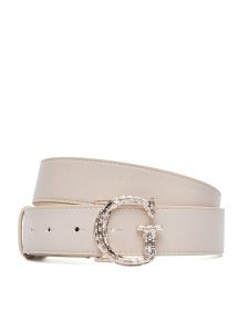Guess Pasek Damski BW9496 P6435 Beżowy jasny. Brązowe paski Guess, z aplikacjami, ze skóry. Za 284,99 zł.