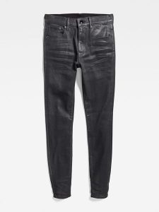 G-Star Dżinsy - Skinny fit - w kolorze ciemnoszarym rozmiar: W27/L30. Czarne jeansy G-Star, z aplikacjami. Za 223,99 zł.