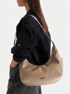 G-Star Raw Torebka EO-LDA8296 Beżowy. Brązowe torebki klasyczne G-Star Raw, bez wzorów, z materiału, bez dodatków. Za 229,99 zł.