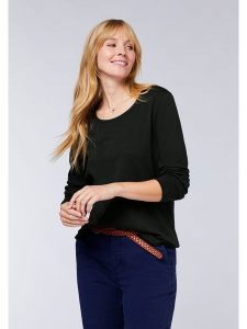 Polo Sylt Koszulka w kolorze czarnym rozmiar: S. Czarne bluzki Polo Sylt, s, bez wzorów, z bawełny, bez kołnierzyka, bez ramiączek. Za 52,55 zł.